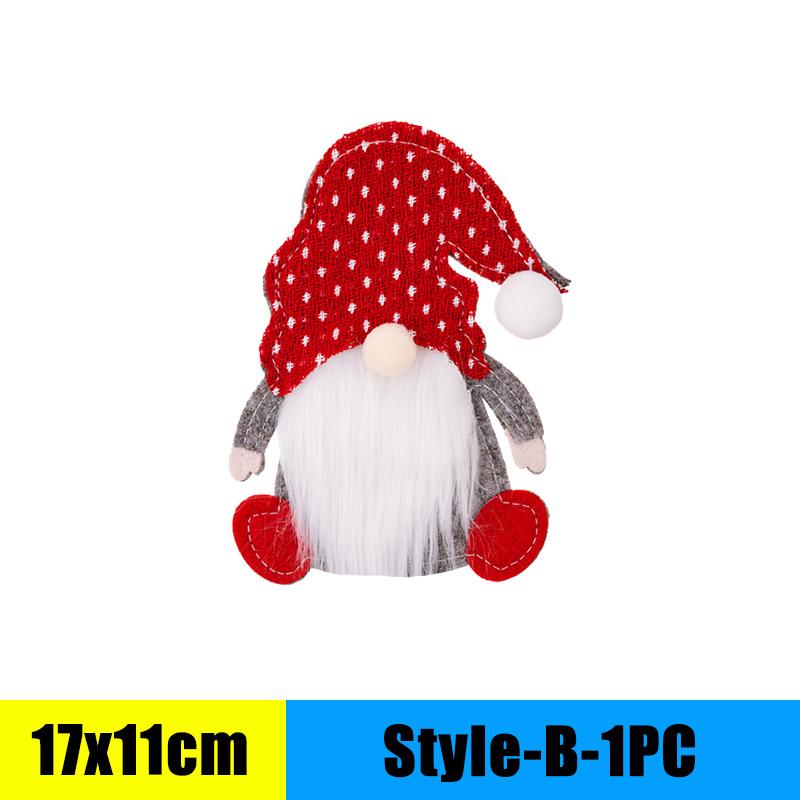 Christmas Cutlery Holder Knife and Fork Pocket Bag Cutlery Cover Star Tree Elk New Year Christmas Party Dinner Table Decoration
