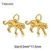2026 New Designer Gold Plated Leopard Shape Pendants Charms Jewelry Making DIY Creative Bracelets Necklaces Pendant Accessories