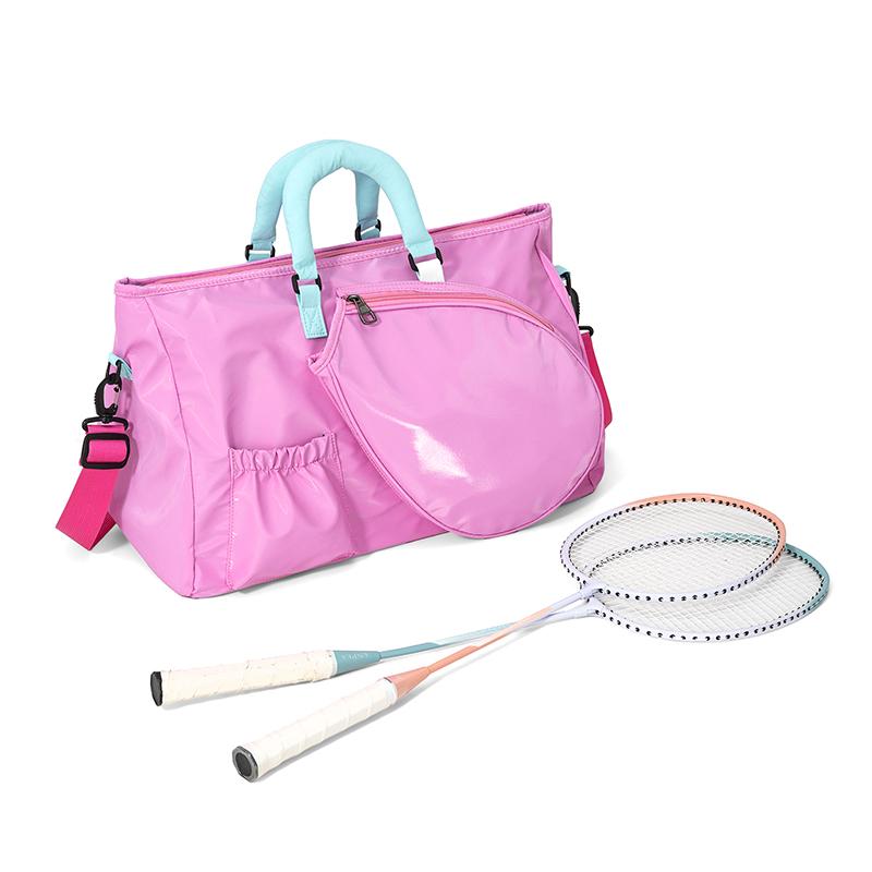 Badminton Bag Tennis Bag Women's Shoulder Crossbody Bag Large Capacity Sports Fitness Handbag