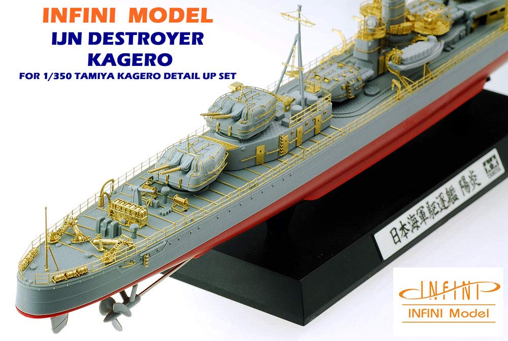 Infinimodel IM Series Japanese Navy Destroyer Kagero Detail Up Set for T Company Plastic Model Kits 1/350 (IM53503)
