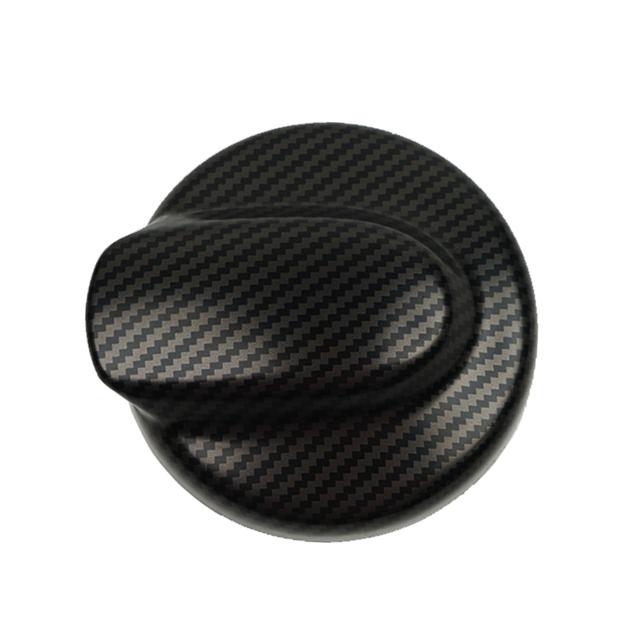 Ray Style Black Carbon Fiber Pattern Car Fuel Tank Cap Cover Case Housing Sticker For MINI Cooper S JCW R56 R55 Auto Accessories
