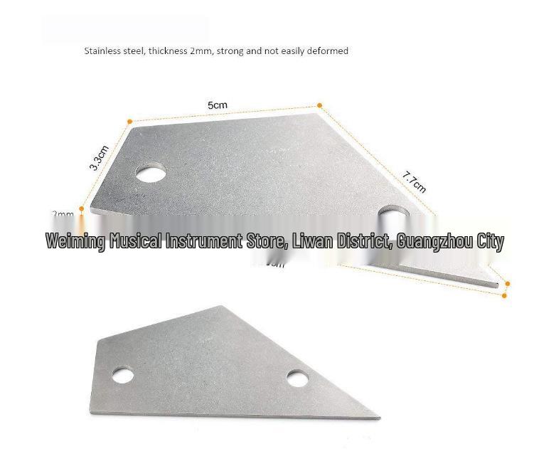Guitar Bass Neck Fingerboard Fret Height Leveling Ruler Tool