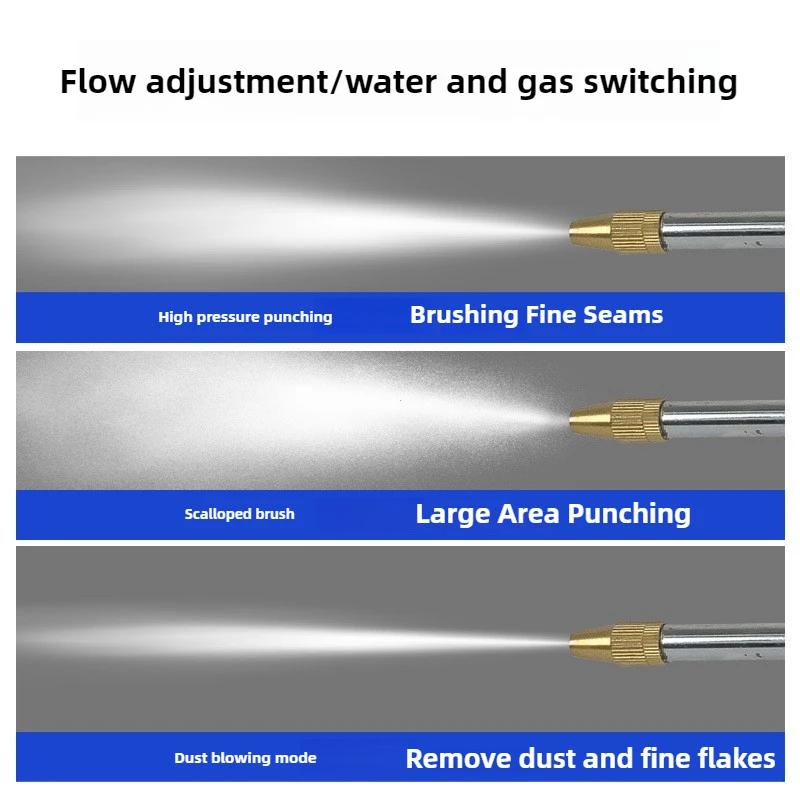 Adjustable Air Pump Air Compressor Pneumatic High-pressure Cleaning Gun Spray Gun Car Wash Engine Oil Oil Water Air Dual