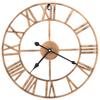 VidaXL Wall Clock Metal 40 Cm Gold
