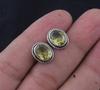 Solid 925 Sterling Silver Citrine Gemstone Stud Earring Women Designer Stud, Gift For Her, Silver Jewelry