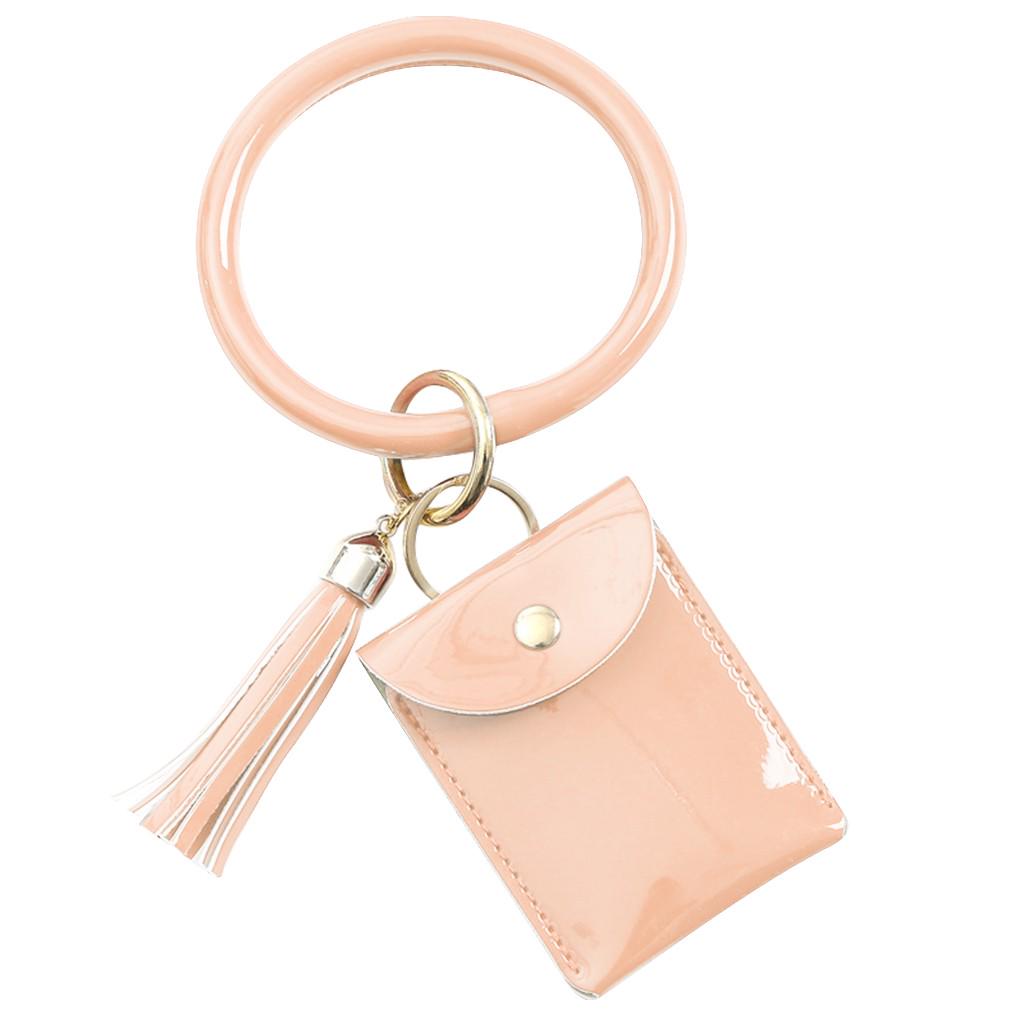 bangle keychain with wallet