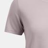 Under Armour Solid Color Breathable Comfortable Short Sleeve T-Shirt Women Tops Light-Purple 1379155-015