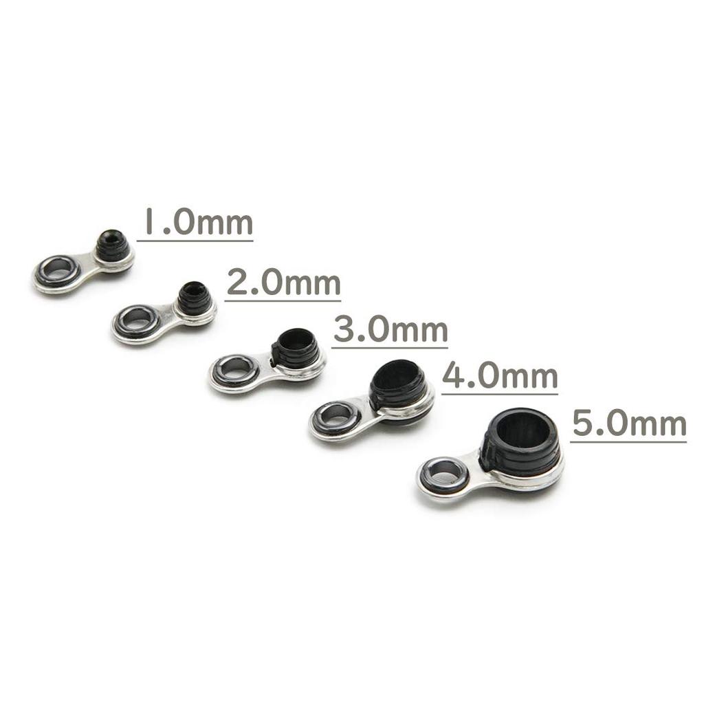 Rod Guide Stainless Steel Fishing Rod 1.0mm to 5.8mm Replacement