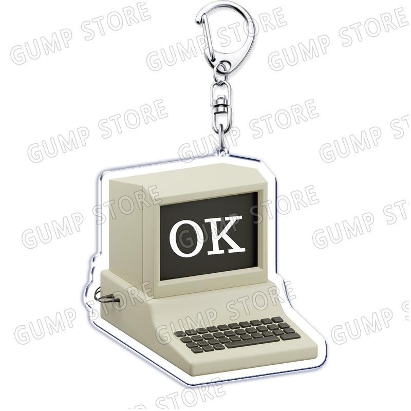 

Indie Band Thom Yorke Keychains for Women Accessories Ok Computer in Rainbows Alternative Creep Music Keyring Fans Friends Gifts