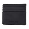 Michael Kors MK Hudson Embossed KORS Logo Pebble Leather Card Holder Women accessories Black 39T4LHDD2O-BLACK
