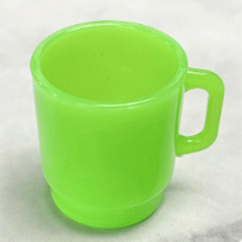 Mini Mug Cup Plastic Tableware Drink Wine Bottles Goblets Beer Accessories Doll House Miniatures