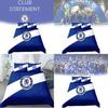 Chelsea Football Fan Gift Duvet Cover Set With Soft Polyester For Double Bed Bedroom Decor