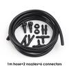 DIY All In One Car Wiper Washer Hose Set Wipers Spray Hose Fitting Car Windshield Washers Nozzle Washers Connection Hoses