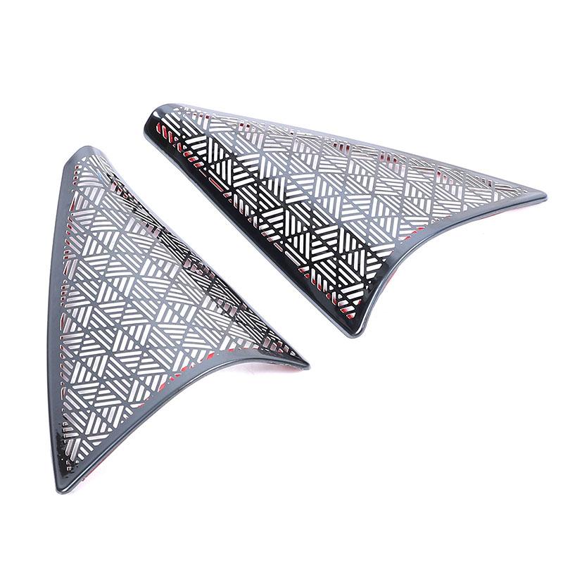 

For BMW 5 Series G60 2024 2025 Stainless Steel Silver/Black Car A-pillar Audio Speaker Cover Trim Car Accessories чорний