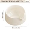 Large Capacity 500ML Ceramic Teas Bowl Home Office Teas Bowl For Traditional Matcha Preparation And Modern Kitchens