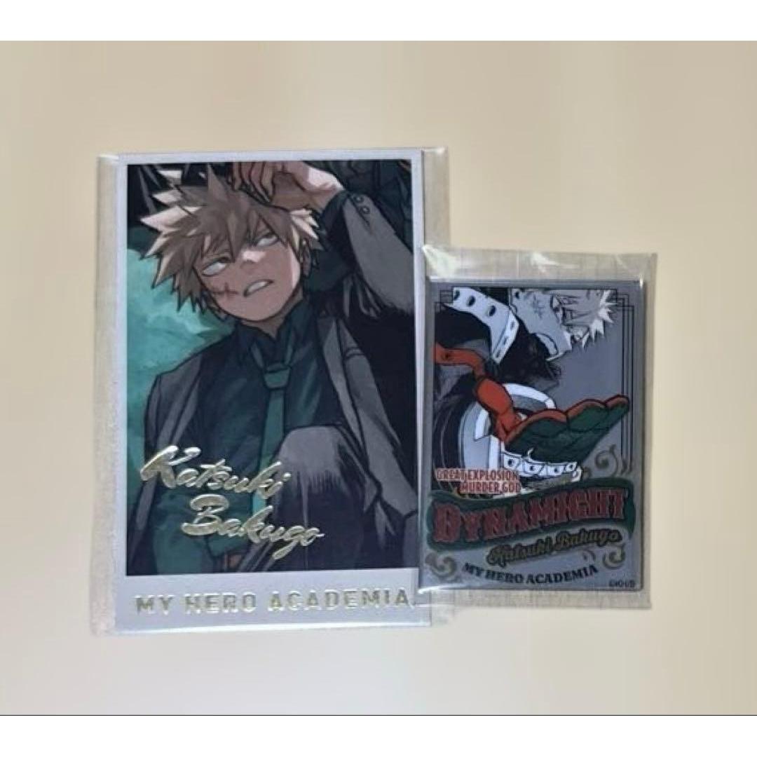 Used Heroaka Original Art Exhibition Pub Mirror Style Acrylic Sticker Memorial Collection Katsuki Bakugou