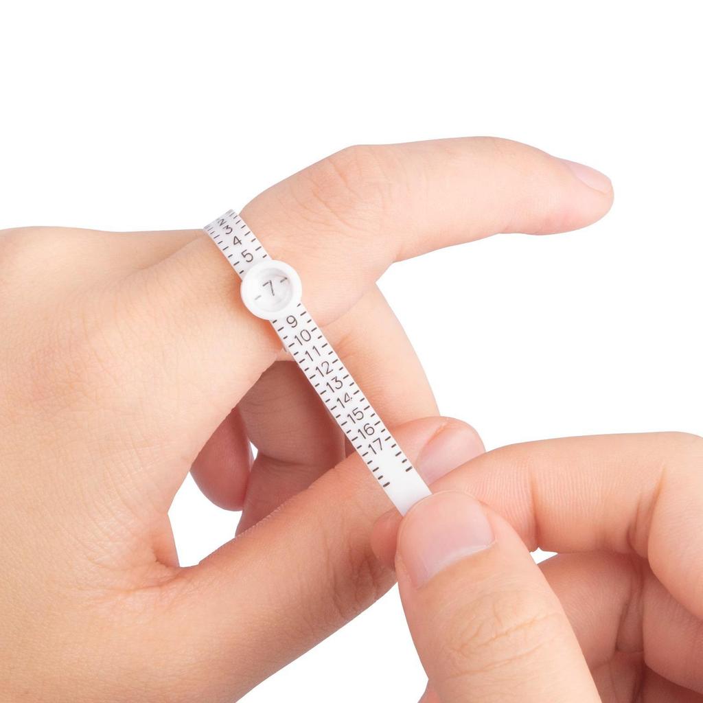Ring Sizer & Magnifier with Soft Ruler for Finger Circumference
