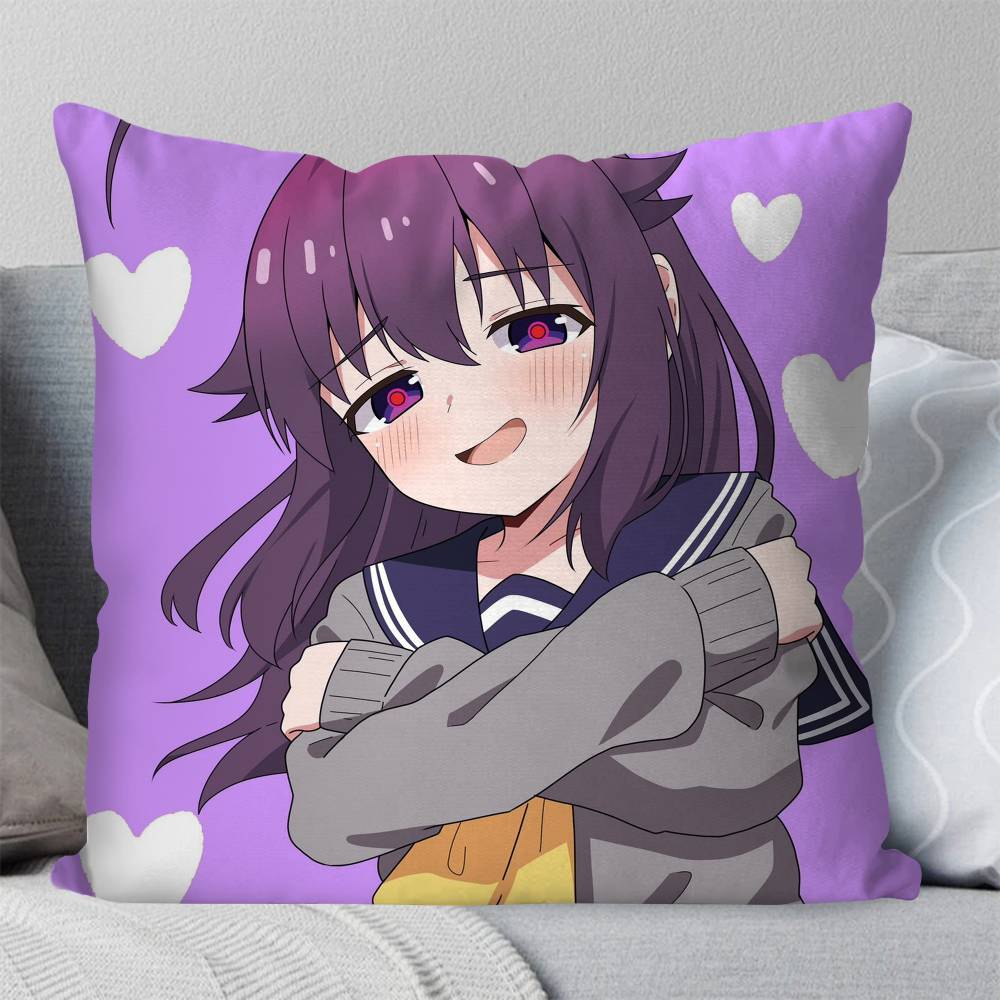 Anko Koshi Anime My Deer Friend NNokotan Pillow Case Fashion Square Pillowcase Bedroom Sofa Room Ins Decoration Leisure