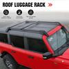 For Ford BRONCO Hardtop Cross Bars Kit Aluminum Alloy Rooftop Cargo Rack Roof Expansion Platform Luggage Frame Modification