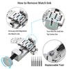 EASYTIME Watch Repair Watch Link Removal Tool Watch Replacement Tool Watch Adjustment Tool Watch Spring Bar Tool Instruction Manual and Carrying Case