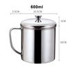 With Handle Stainless steel Cup 1pc Water Coffee Tea Camping Drinking Mug