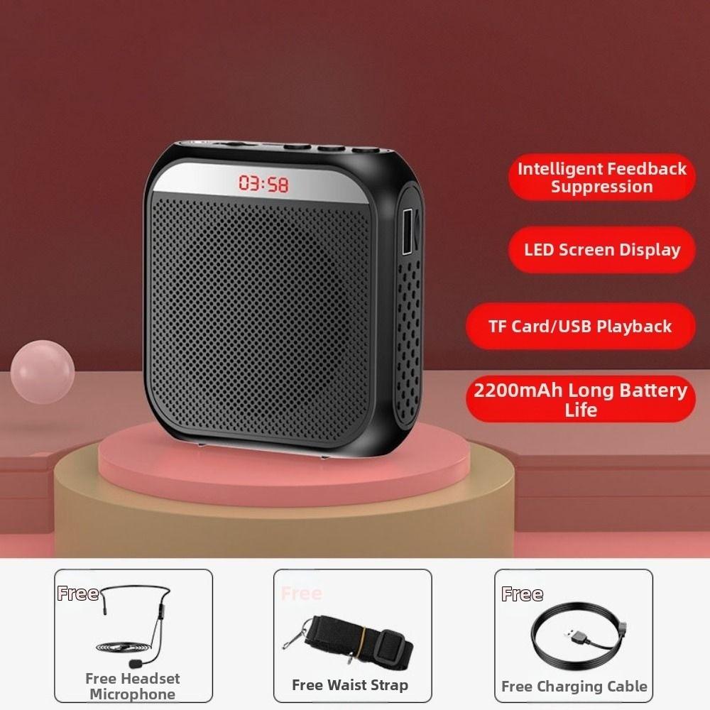 Rechargeable Megaphone With Microphone Classroom Sound Speaker Portable Audio Speaker Presentation