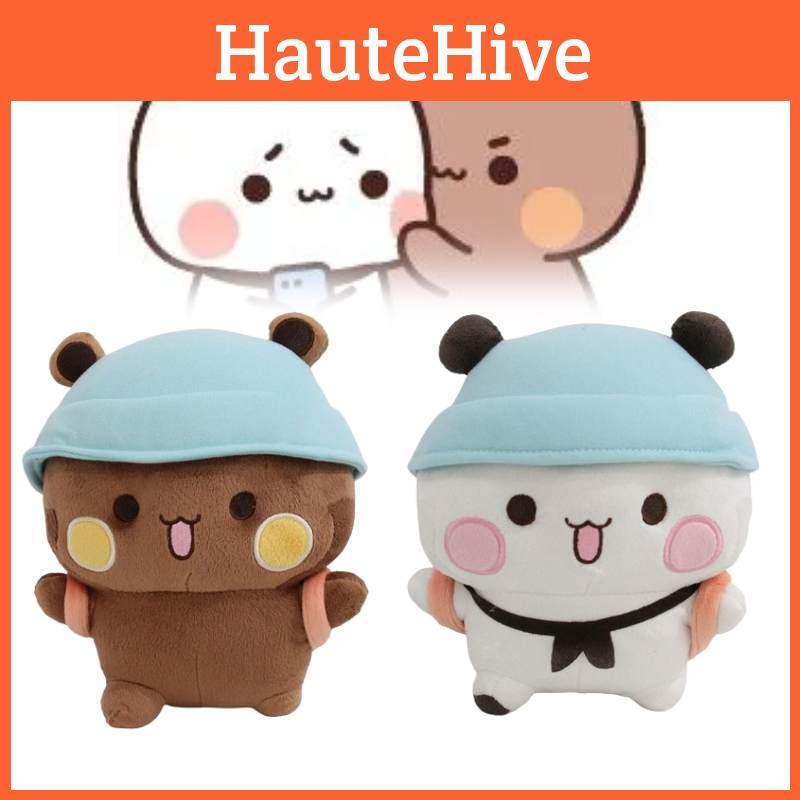 Adorable Panda Expression Plush Toy Stuffed Animal Cute Cartoon Pillow Gift