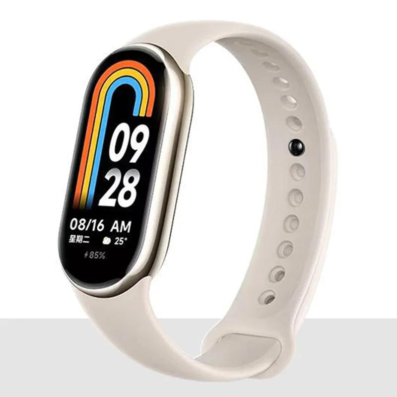 Silicone Strap For Mi Band 8 9 Xiaomi 8 NFC Bracelet Sport Belt Replacement Smartwatch Bracelet Watchband Xiaomi Mi Band 8 Strap