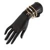 Modern Bowknot Detail Imitation Pearls Bracelet with Alloy Clasp Adjustable Chain Elegant Jewelry For Women