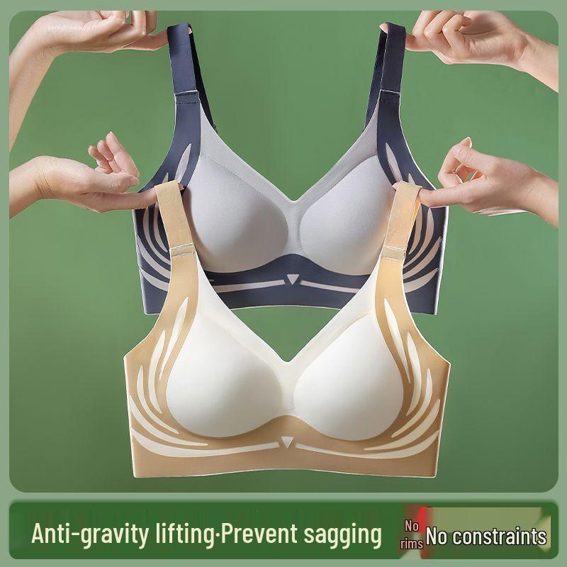 

Tila Seamless Wireless Comfort Bra for Women - Back Buckle Design L