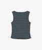 PLAC WOMEN Striped Boat Neck Sleeveless Top_3 Colors