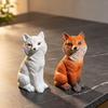 Arktischer Fuchs Dekoration: Roter Fuchs Figur für Wohnzimmer oder Arbeitszimmer