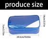 Waterproof PU Leather Pencil Case High Capacity Pencil Pouches Multi Compartment Zippered Pen Bag For Student Adult Kid