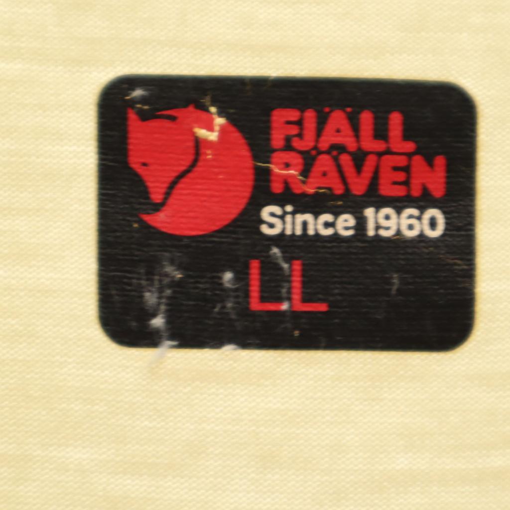 FJALLRAVEN made in Japan Short sleeve T-shirt LL Cream type Men's Used