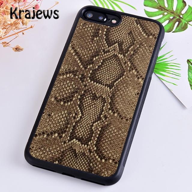 Krajews Snake skin texture Phone Case Cover For iPhone 17 Air 16 15 14 plus 11 12 13 pro max coque Shell Fundas