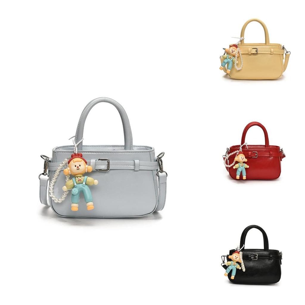 Fashion Small Crossbody Bag With Stitching Detail And Polyester Lining For Casual Outings