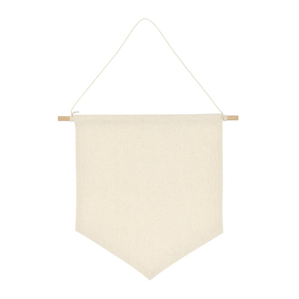 

1 шт. большой вымпел-баннер с булавкой — продемонстрируйте свою коллекцию с помощью этого универсального чистого холщового флага S бежевый