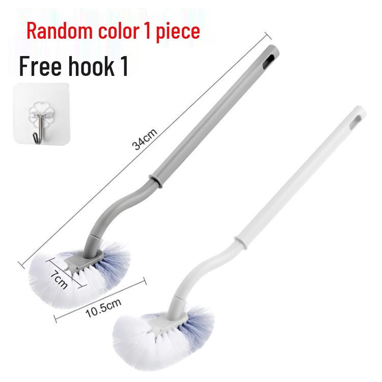 Wall-Mounted Japanese Corner Toilet Brush with Long Handle