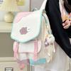 Schoolbag High Value Dopamine Cute Contrasting Color Large Capacity Middle and High School Students Niche Design Backpack Female