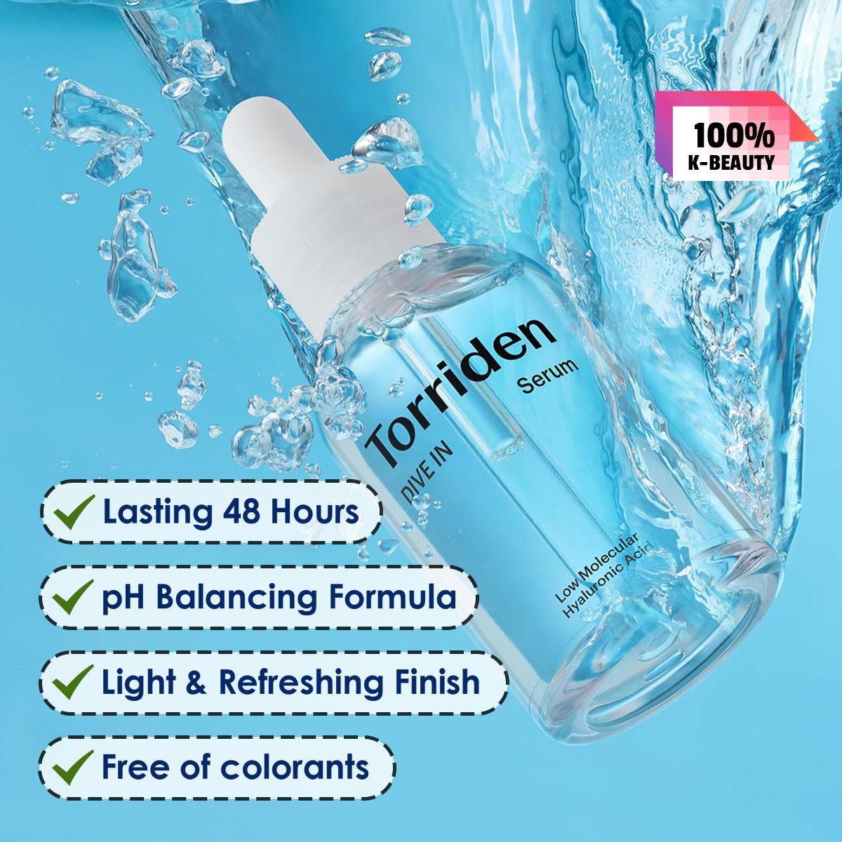 

Torriden DIVE-IN Сыворотка с низкомолекулярной гиалуроновой кислотой 50 мл