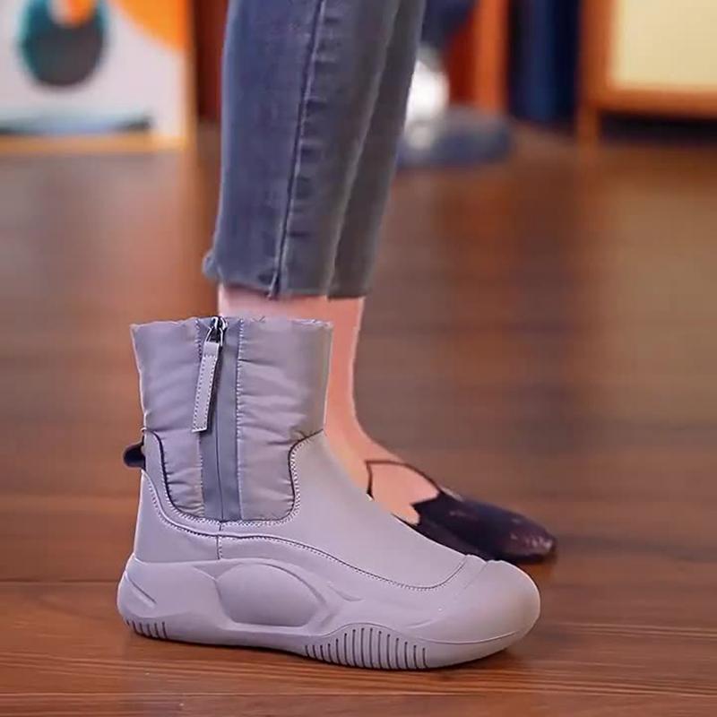 Stivali da donna casual invernali caldi stivali da neve scarpe di cotone peluche