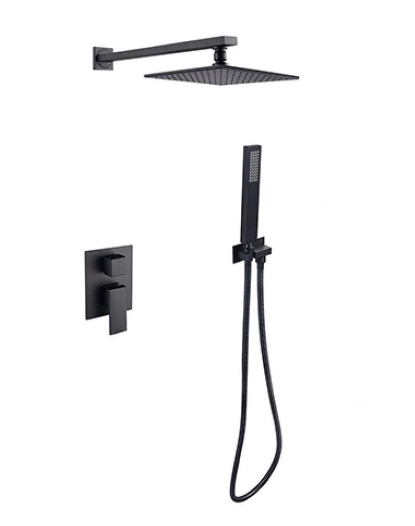 DECCO ILLUSION set, chrome, exposed Besco shower