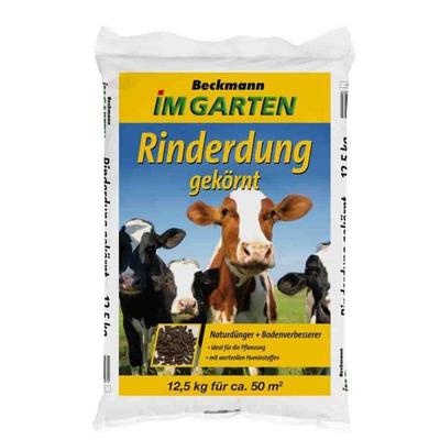 Rinderdung Granulat 12,5kg - Universeller Bio-Dünger für den Garten