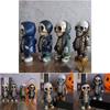 Unique Resin Skeleton Figurine In Versatile Colors For Halloween And Christmas Decor
