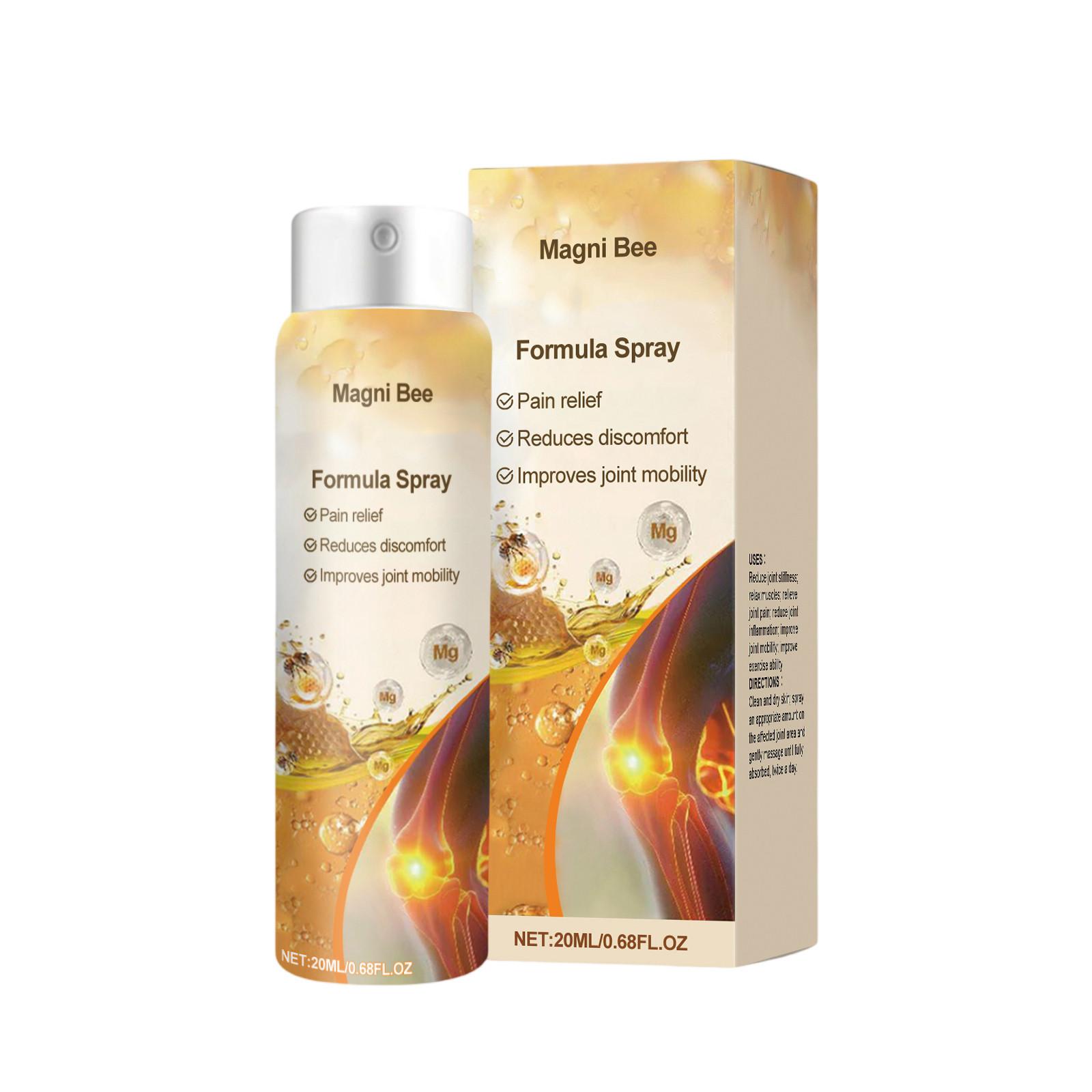 

Спрей для облегчения боли в суставах уменьшает отечность и боль в суставах, спрей для расслабления тела и ухода за кожей, 20 мл оранжевый