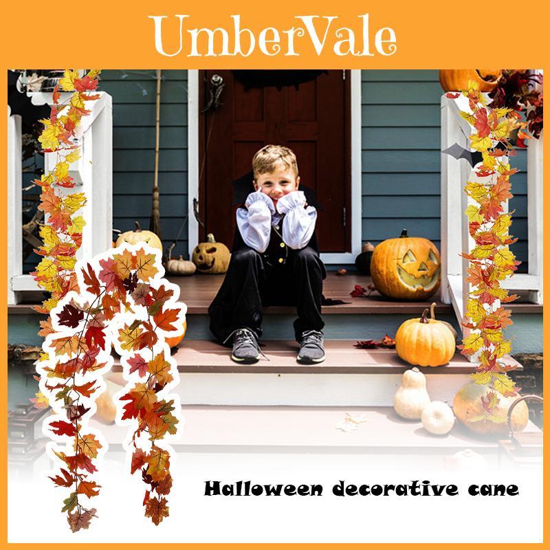 Eye-catching Autumn Garland For Home Office And Restaurant Decor 68.89in Long
