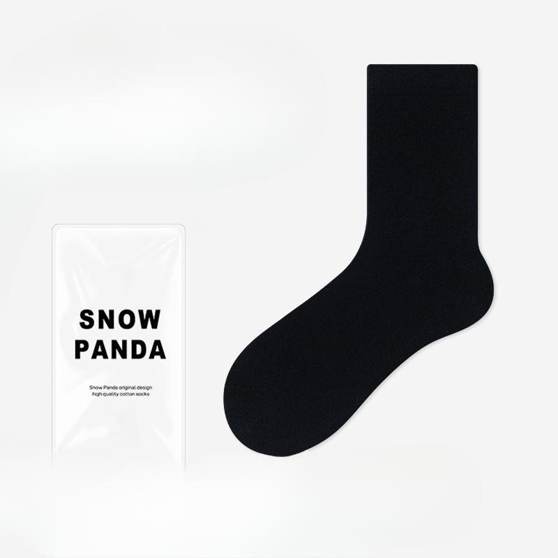 

Женские носки весна-лето, чистые цвета, все цвета подходят, белые, впитывающие пот, дезодорирующие, без косточек, в трубке, стопка носков 1 pair чёрный