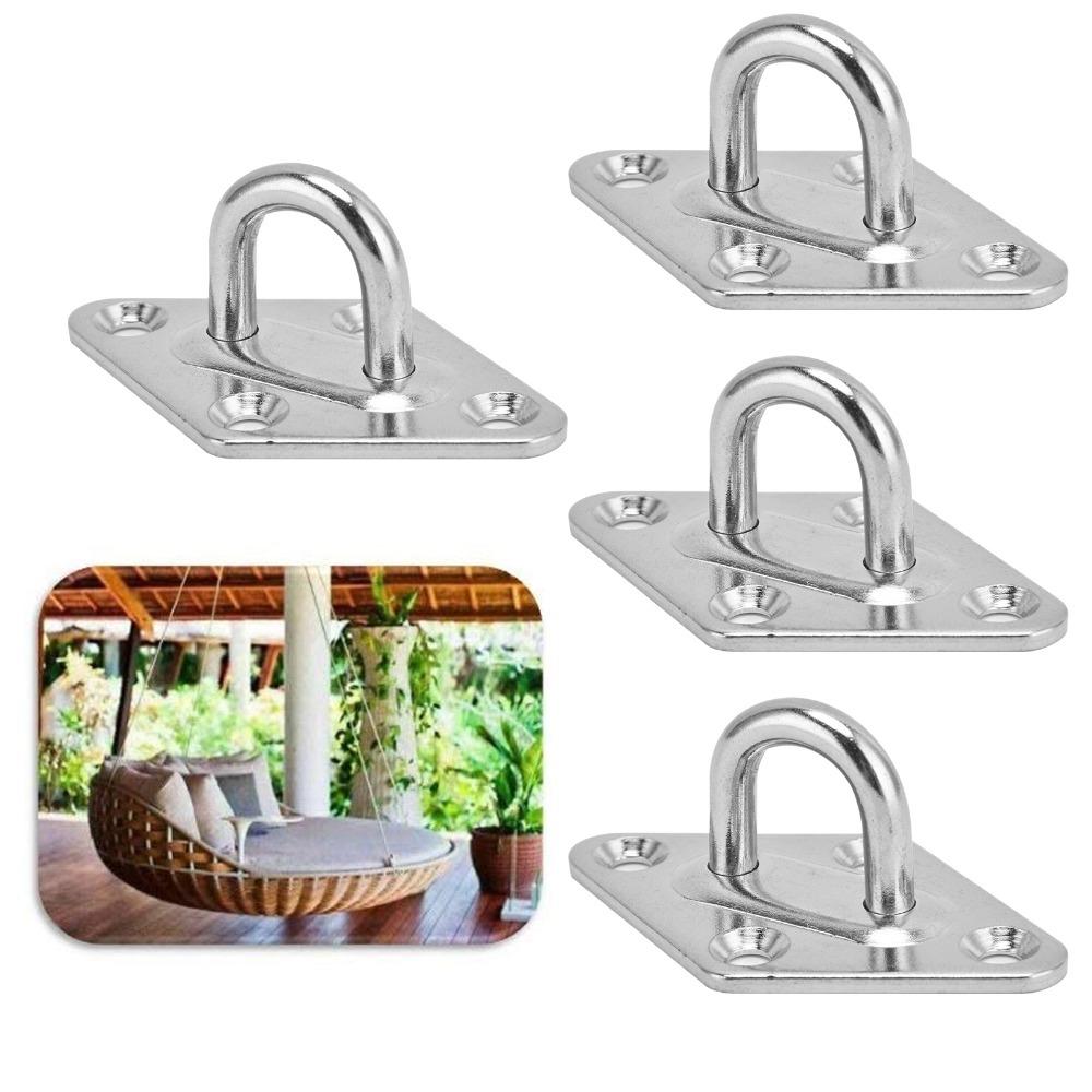 Kit de suspension pour hamac losange robuste 4 pièces Pour hamacs d'intérieur et d'extérieur et chaises balançoires