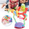 Handheld Colorful Baby Rattle Rotating Baby Chair Stroller Toy with Sunction CupBaby Toy