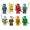 Ninja Hero Police Firefighter Minifigure Building Blocks Set, City World Educational Puzzle Bricks Toy for Boys Girls